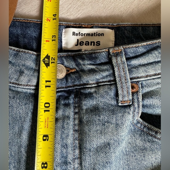 REFORMATION NWT Liza Ultra High Rise Jeans W size 28.  SOFT😍 Perfect stretch - Picture 9 of 12